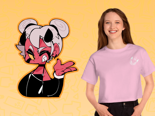 DEE BAD MORNING Cropped T-Shirt