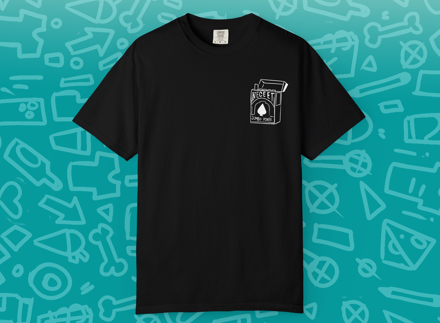 Neceet card Unisex Garment-Dyed T-shirt