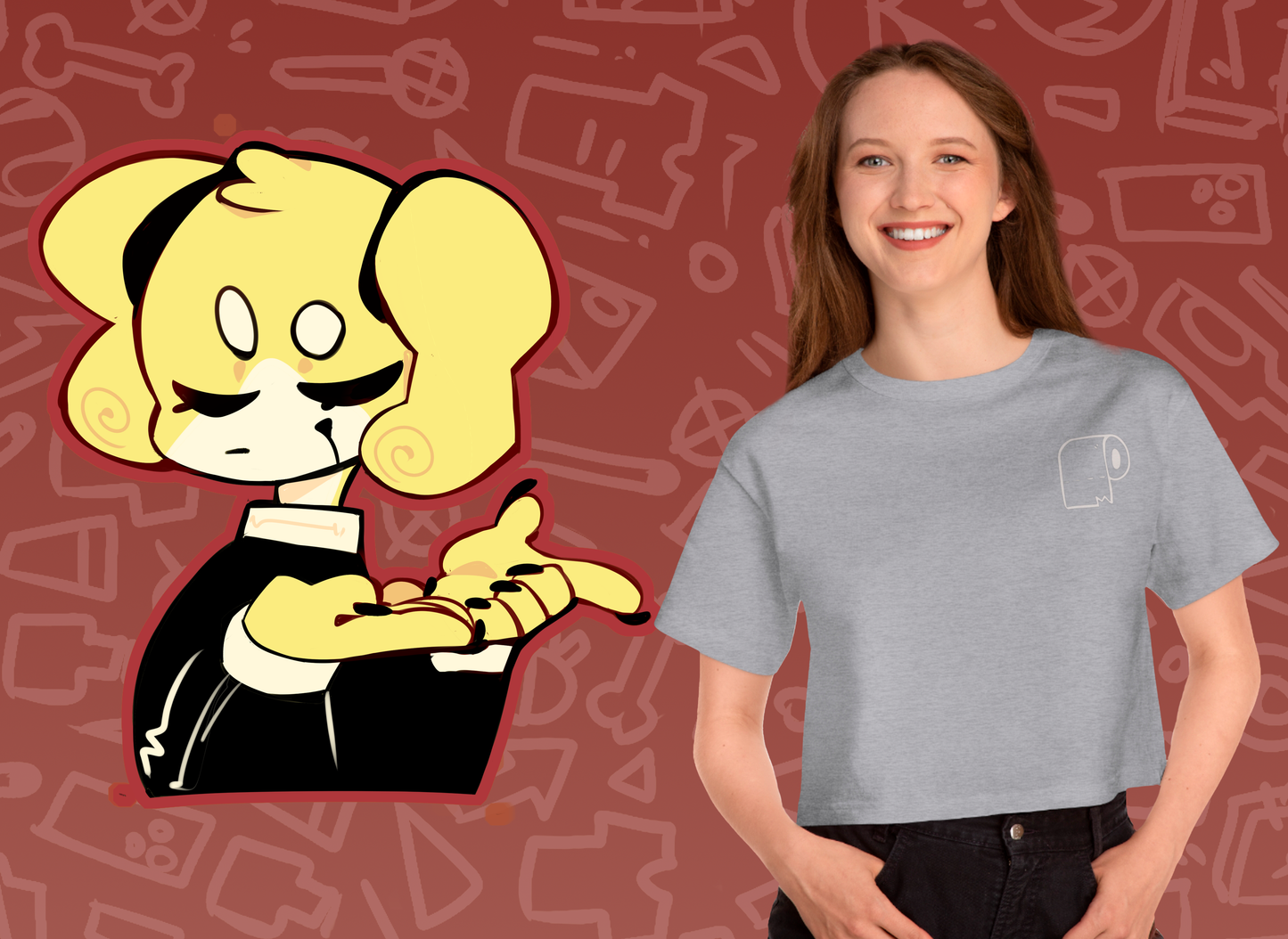 GIA MUMMY Cropped T-Shirt