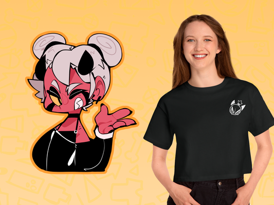 DEE BAD MORNING Cropped T-Shirt