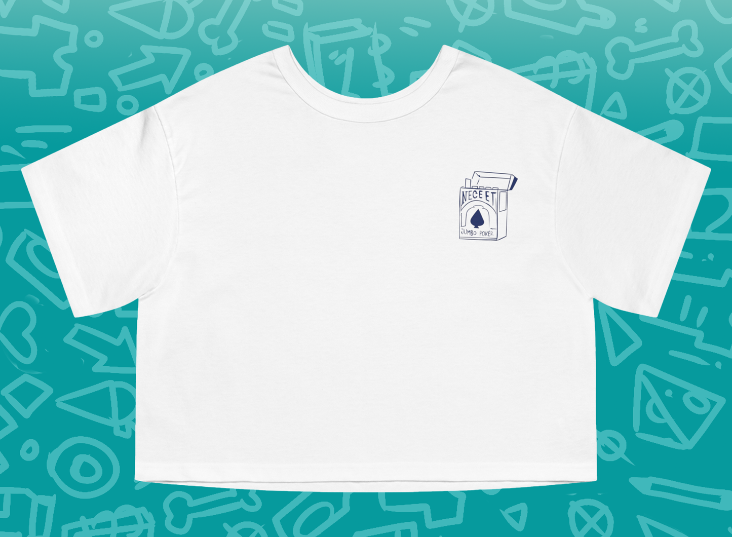 NECEET CARD Cropped T-Shirt