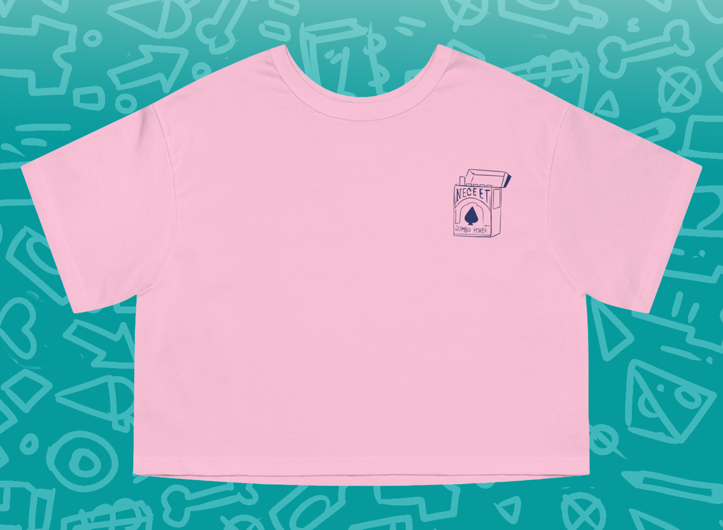 NECEET CARD Cropped T-Shirt