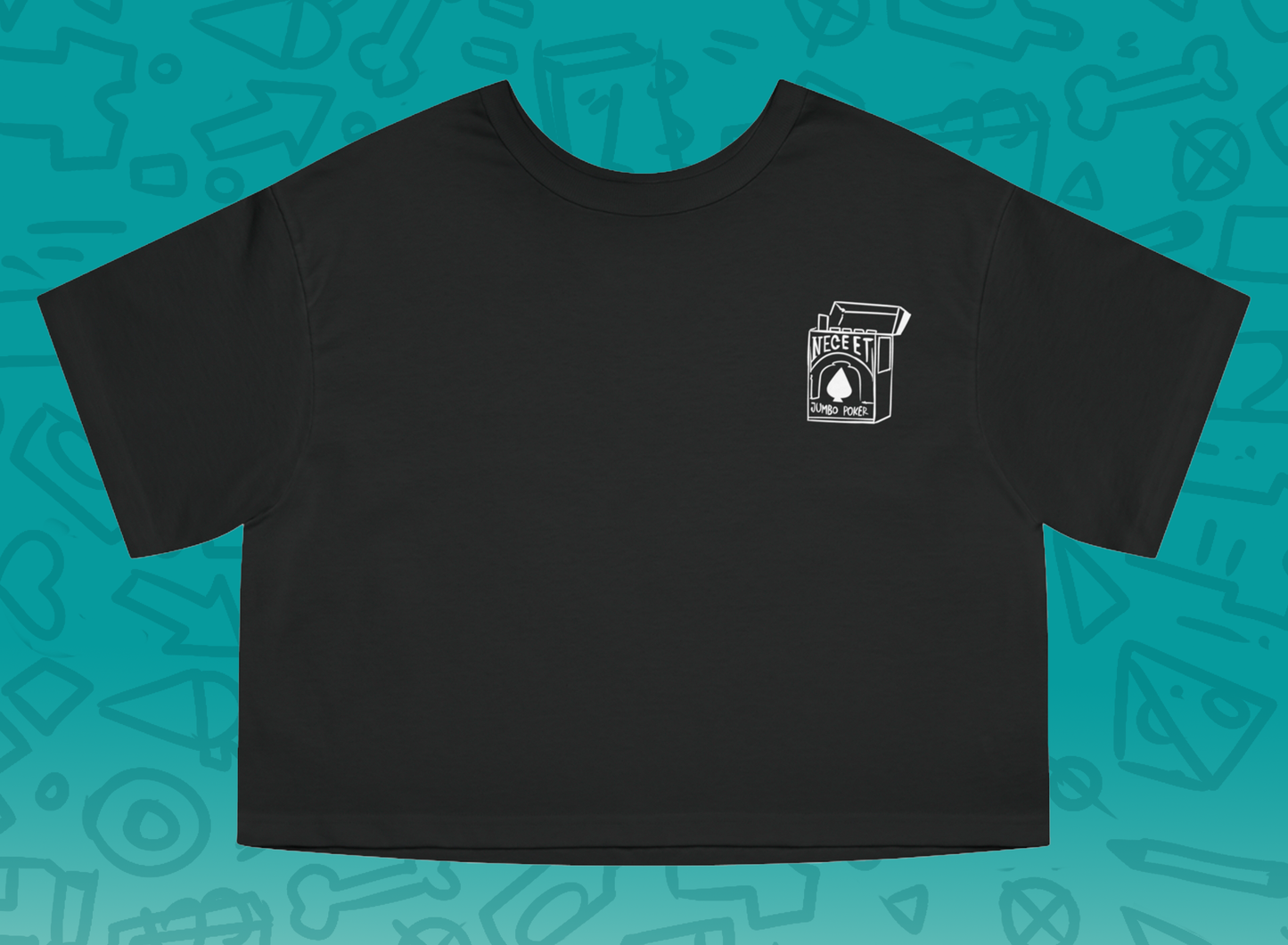 NECEET CARD Cropped T-Shirt