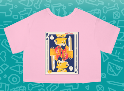 NECEET CARD Cropped T-Shirt