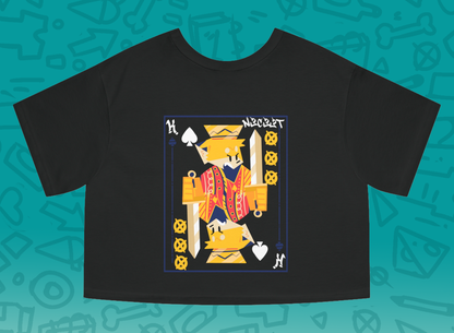 NECEET CARD Cropped T-Shirt