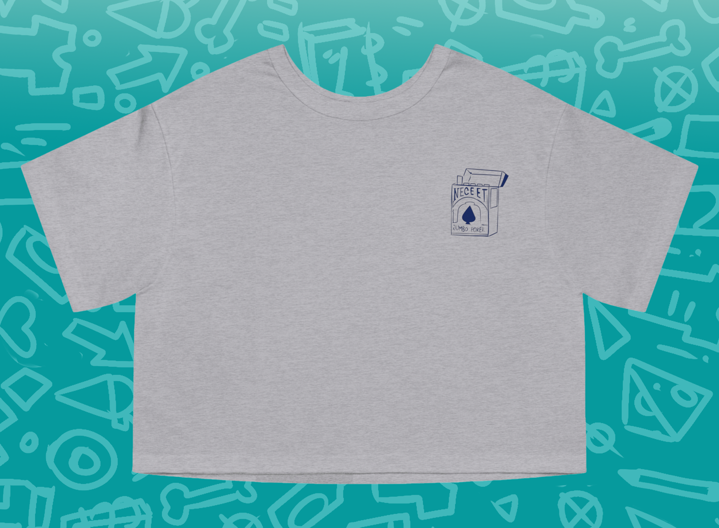 NECEET CARD Cropped T-Shirt