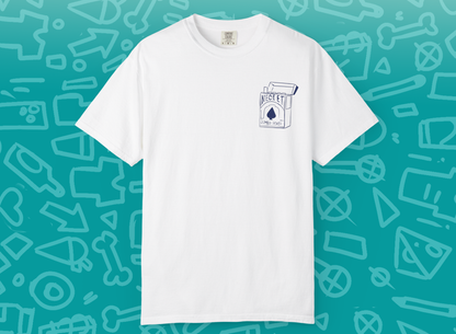 Neceet card Unisex Garment-Dyed T-shirt