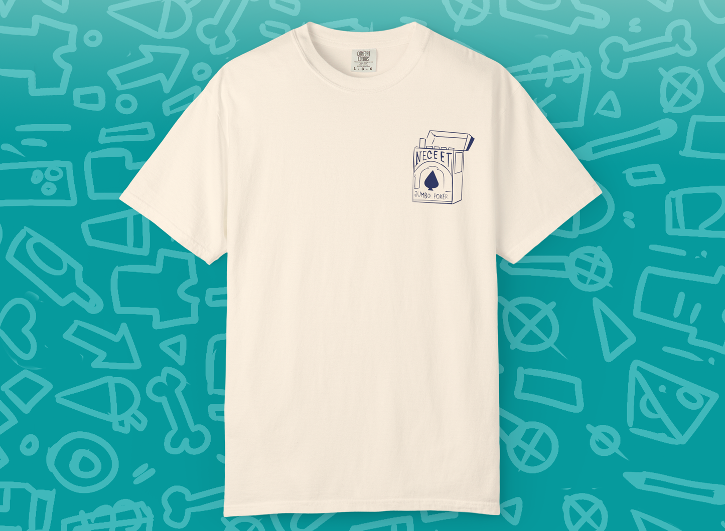 Neceet card Unisex Garment-Dyed T-shirt