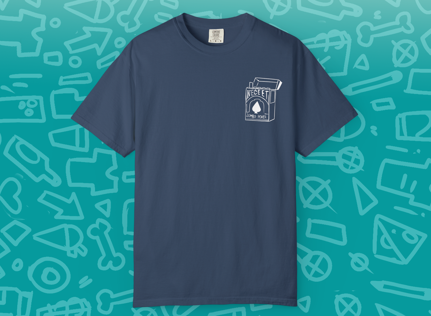 Neceet card Unisex Garment-Dyed T-shirt