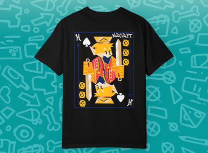 Neceet card Unisex Garment-Dyed T-shirt