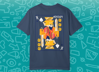 Neceet card Unisex Garment-Dyed T-shirt