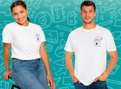 Neceet card Unisex Garment-Dyed T-shirt