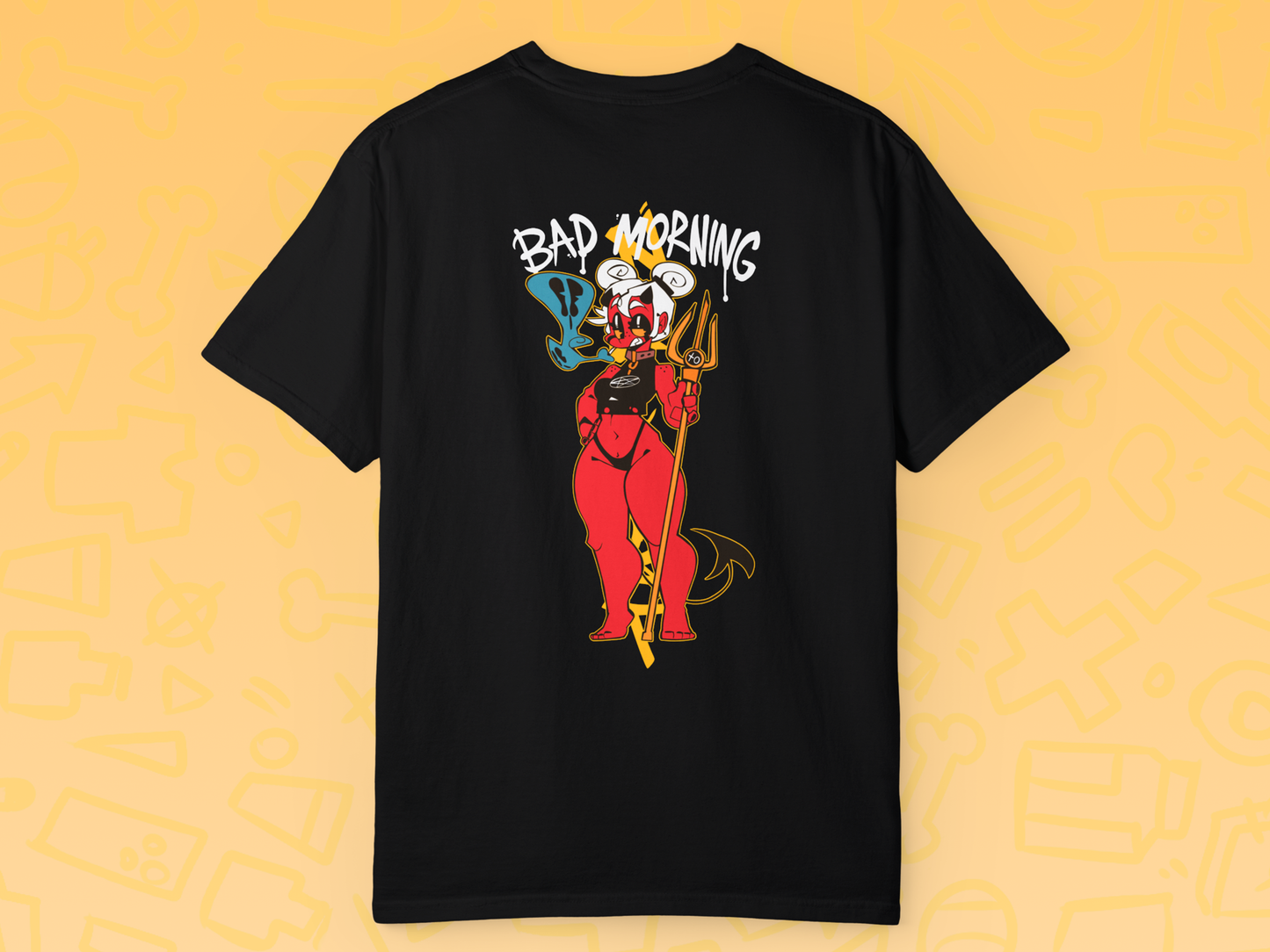 DEE BAD MORNING Unisex Garment-Dyed T-shirt