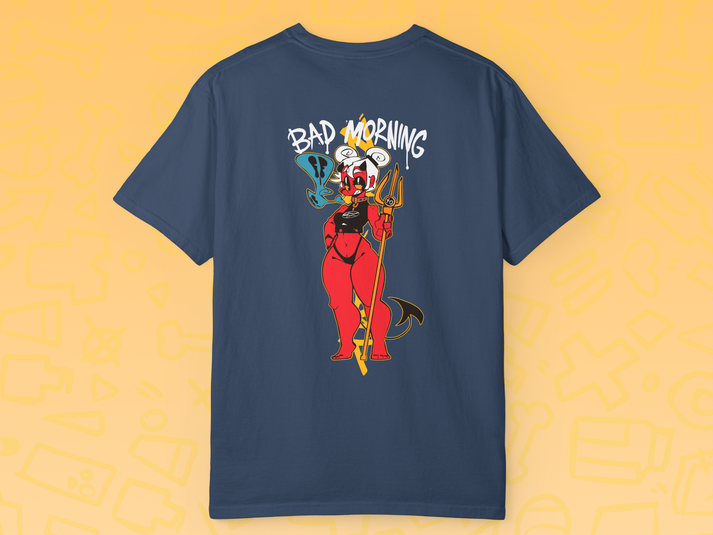 DEE BAD MORNING Unisex Garment-Dyed T-shirt
