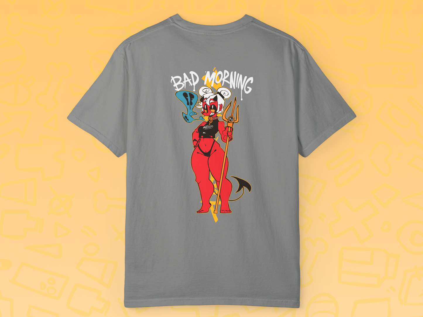 DEE BAD MORNING Unisex Garment-Dyed T-shirt
