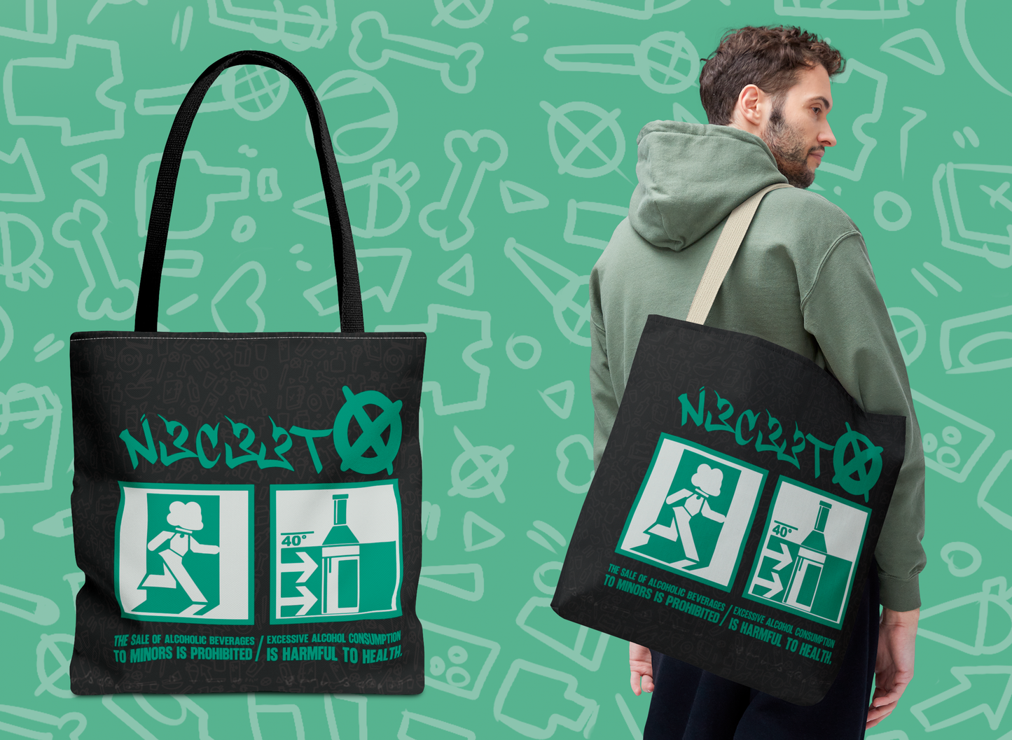 EXIT GIA tote bag